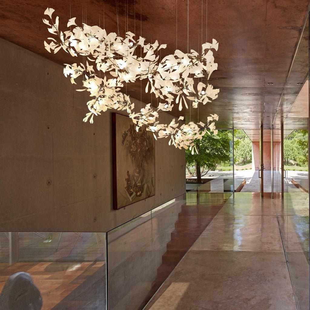 Gildora Ginkgo Leaf Grand Chandelier