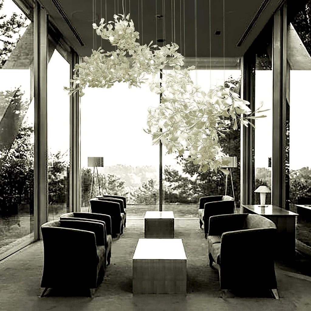 Gildora Ginkgo Leaf Grand Chandelier