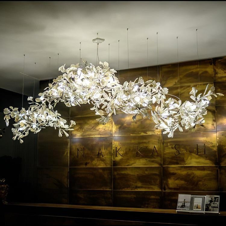Gildora Ginkgo Leaf Grand Chandelier