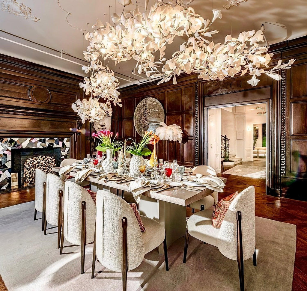 Gildora Ginkgo Leaf Grand Chandelier