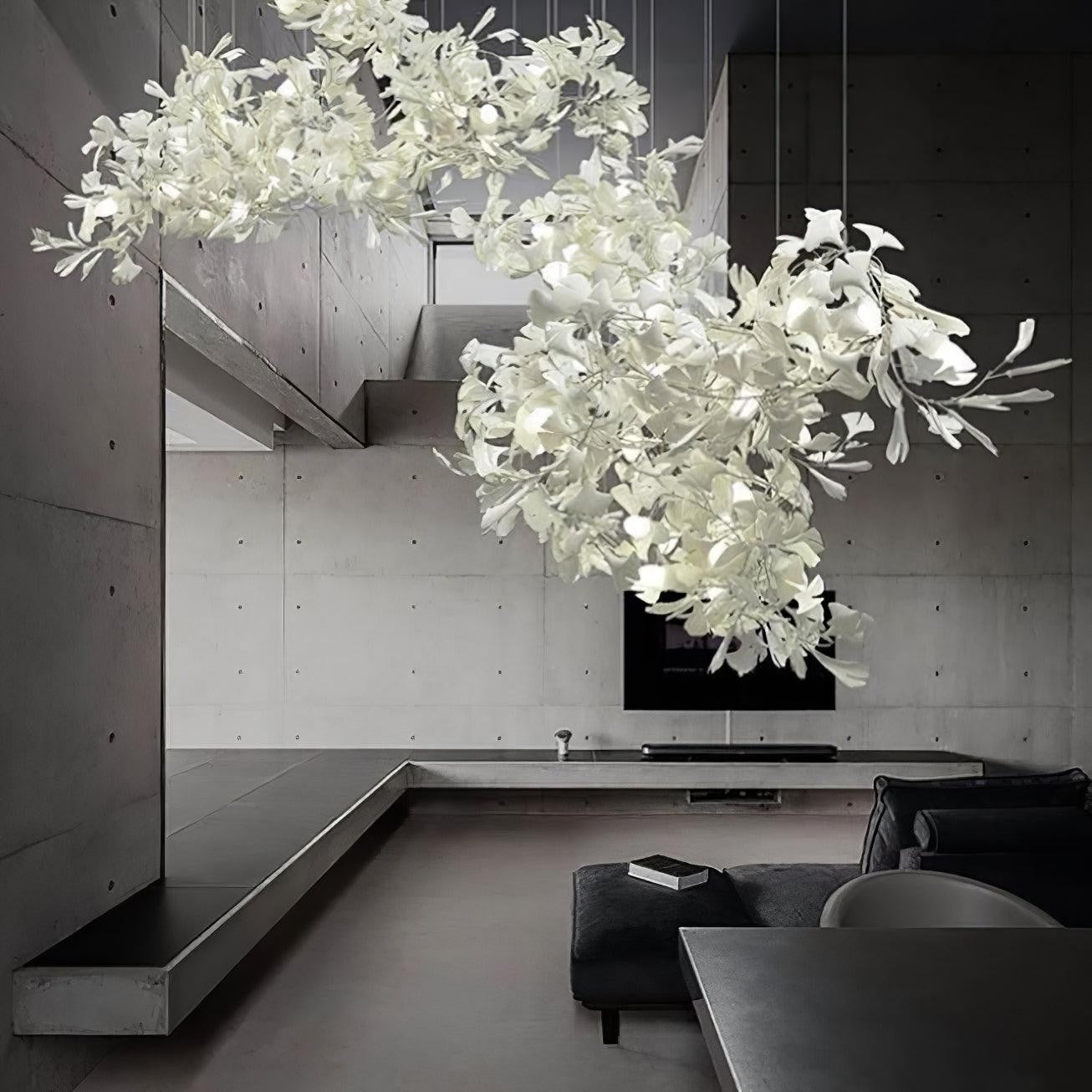 Gildora Ginkgo Leaf Grand Chandelier
