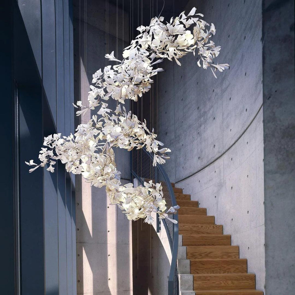 Gildora Ginkgo Leaf Grand Chandelier