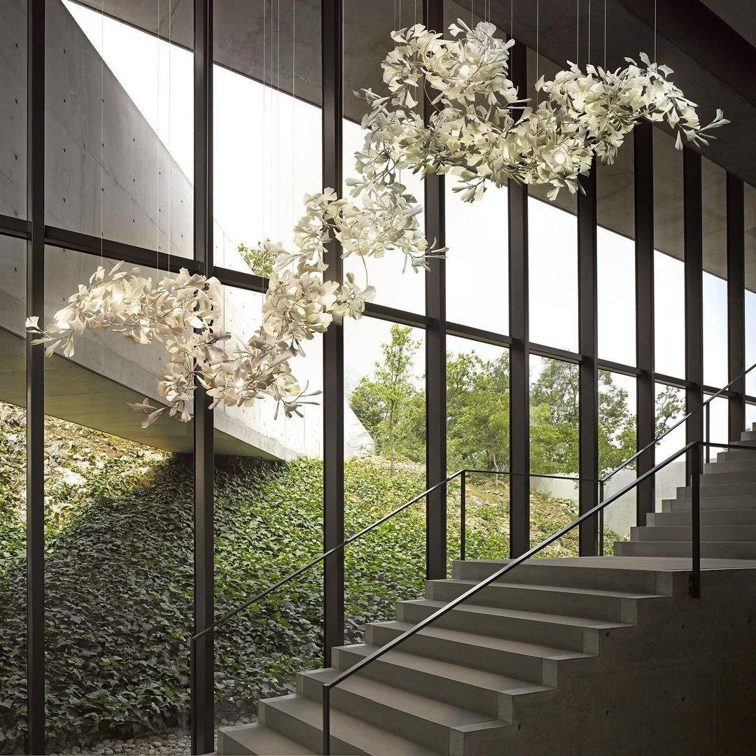 Gildora Ginkgo Leaf Grand Chandelier