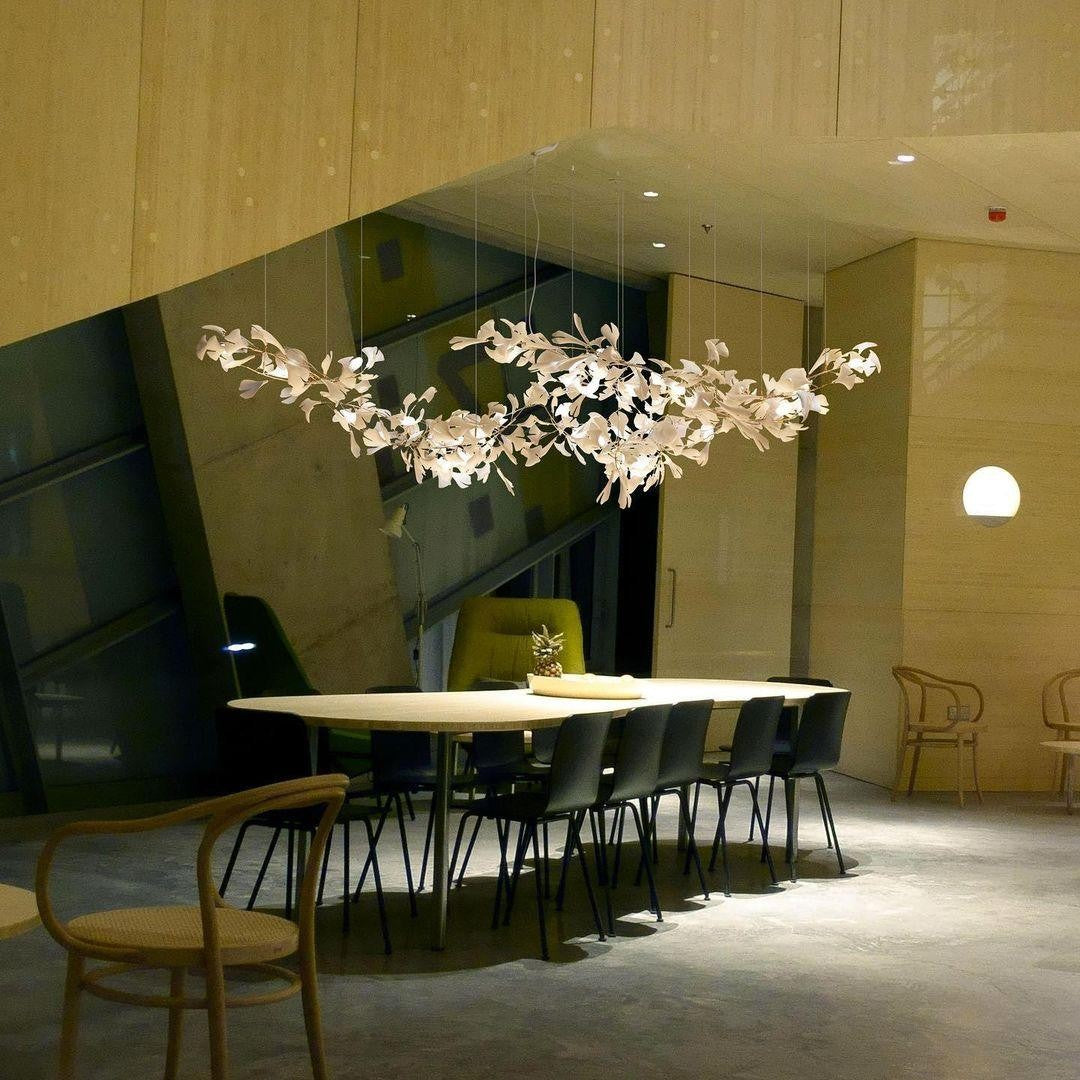 Gildora Ginkgo Leaf Grand Chandelier