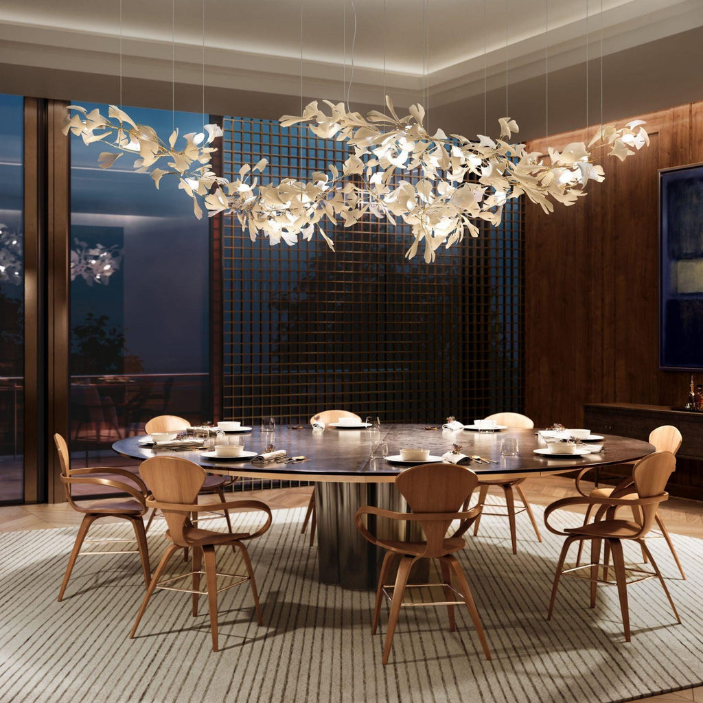 Gildora Ginkgo Leaf Grand Chandelier