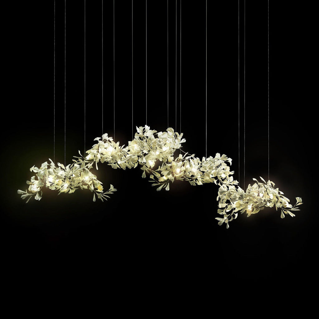 Gildora Ginkgo Leaf Grand Chandelier