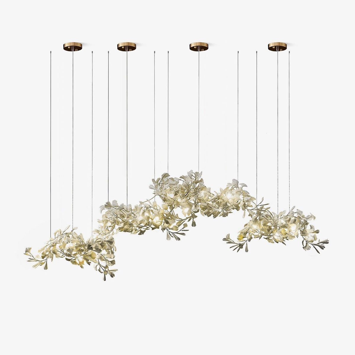 Gildora Ginkgo Leaf Grand Chandelier