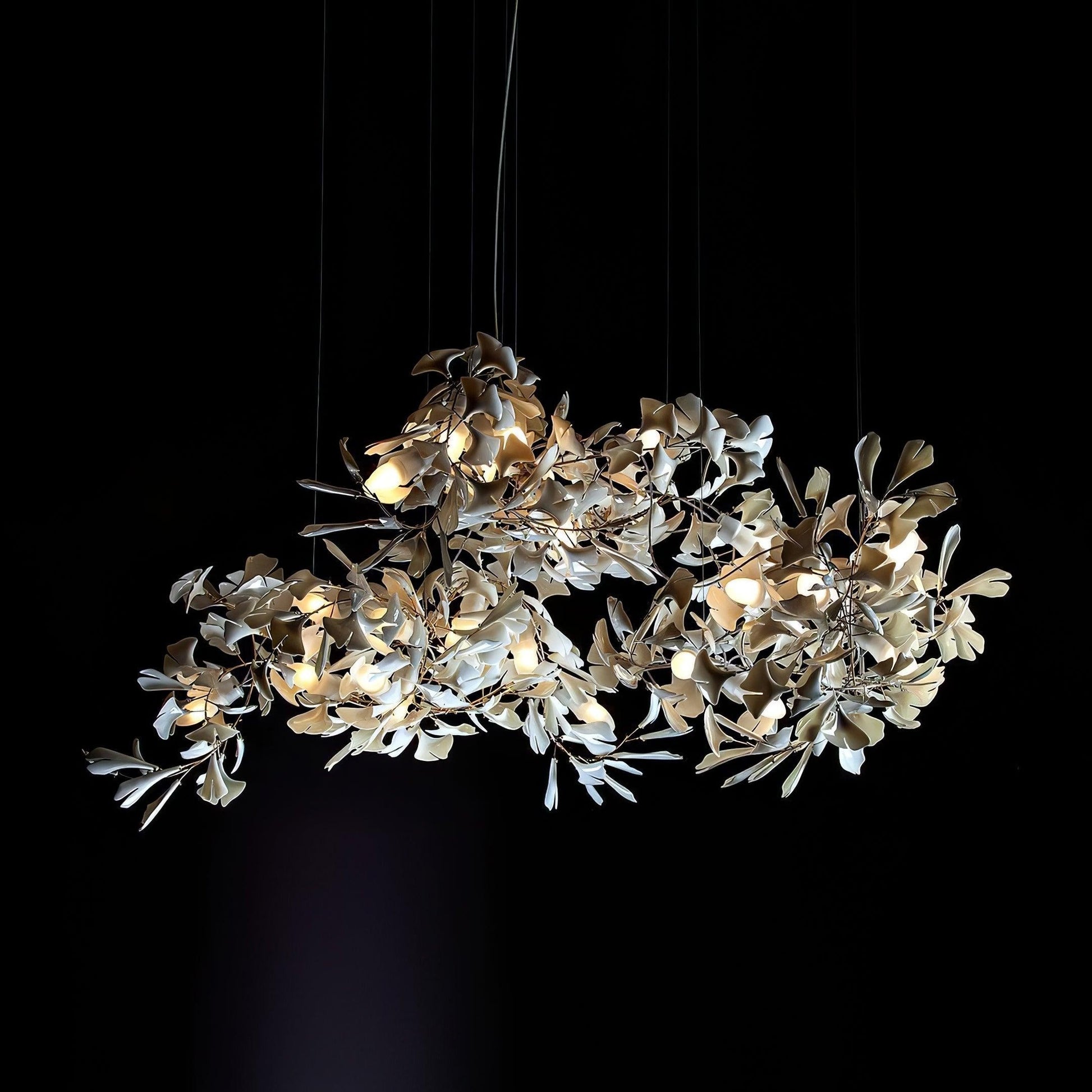 Gildora Ginkgo Leaf Grand Chandelier