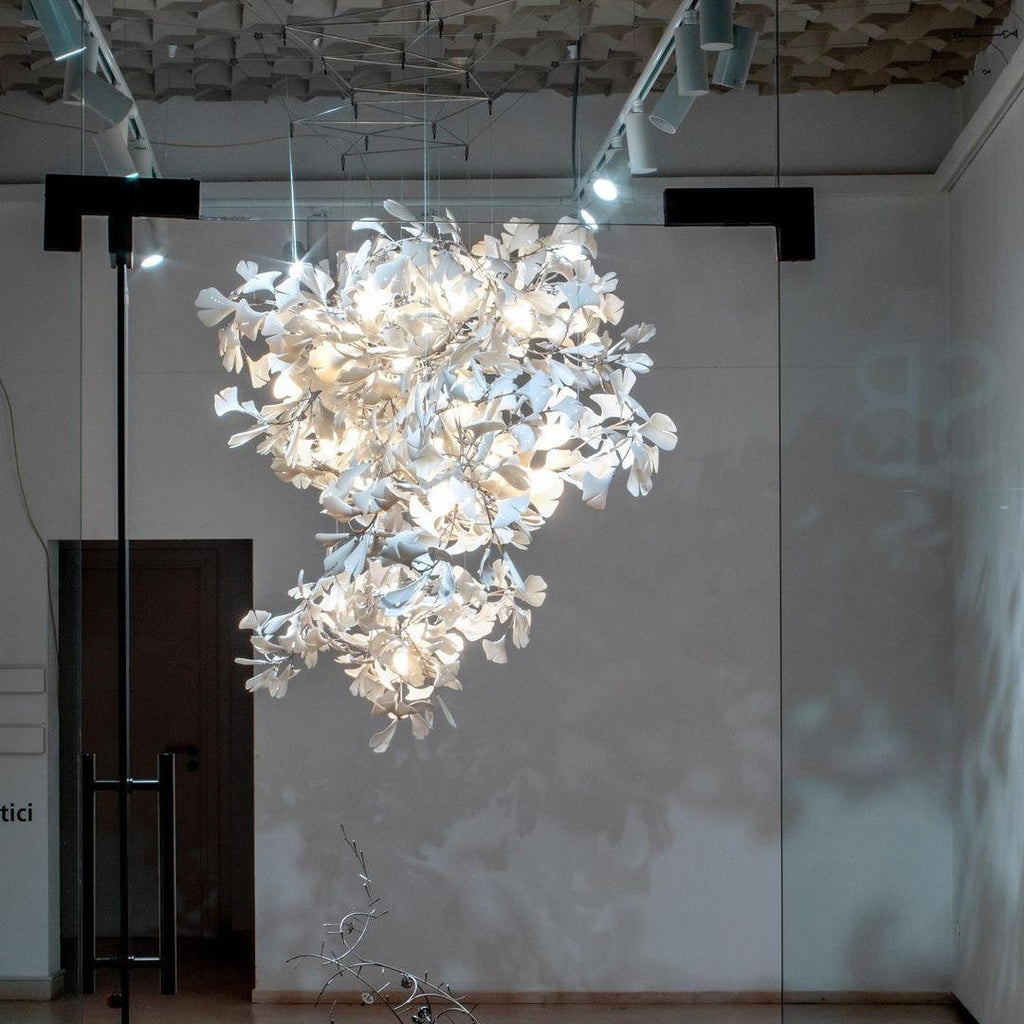 Gildora Ginkgo Leaf Grand Chandelier