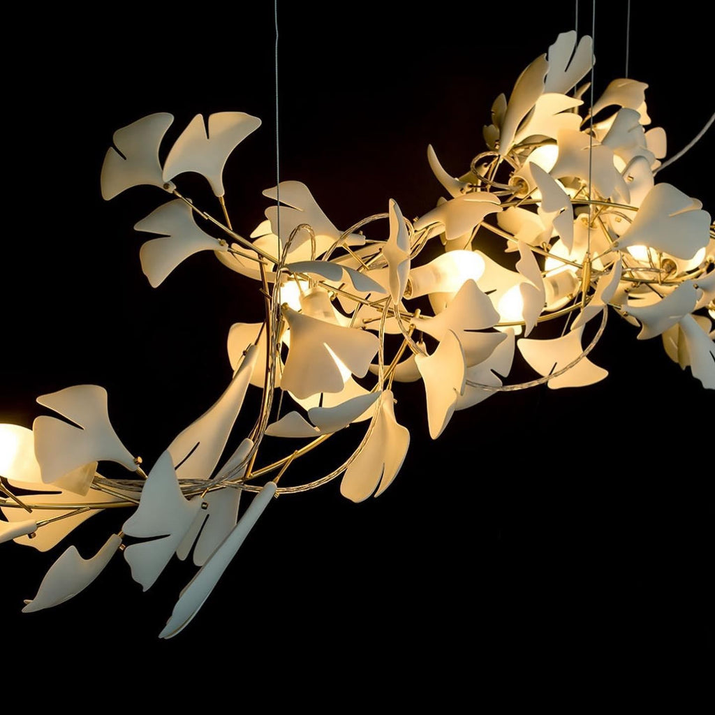 Gildora Ginkgo Leaf Grand Chandelier