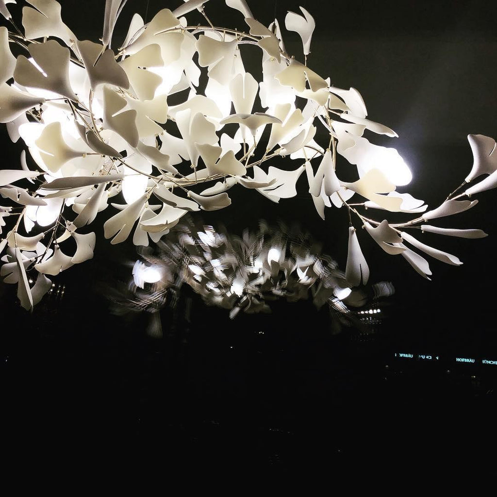 Gildora Ginkgo Leaf Grand Chandelier