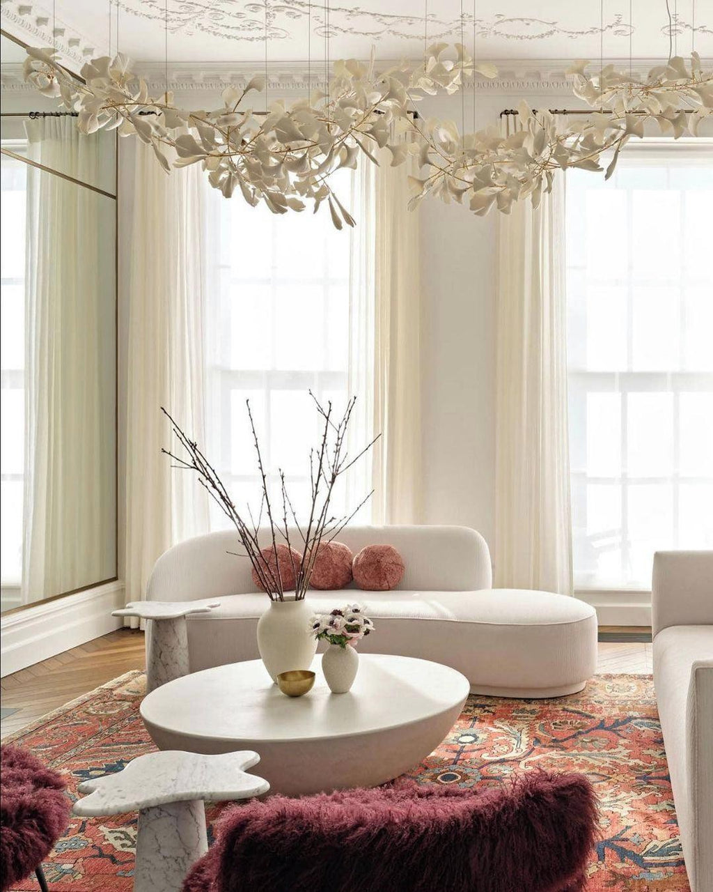 Gildora Ginkgo Leaf Grand Chandelier