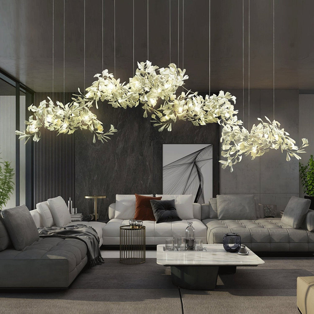 Gildora Ginkgo Leaf Grand Chandelier