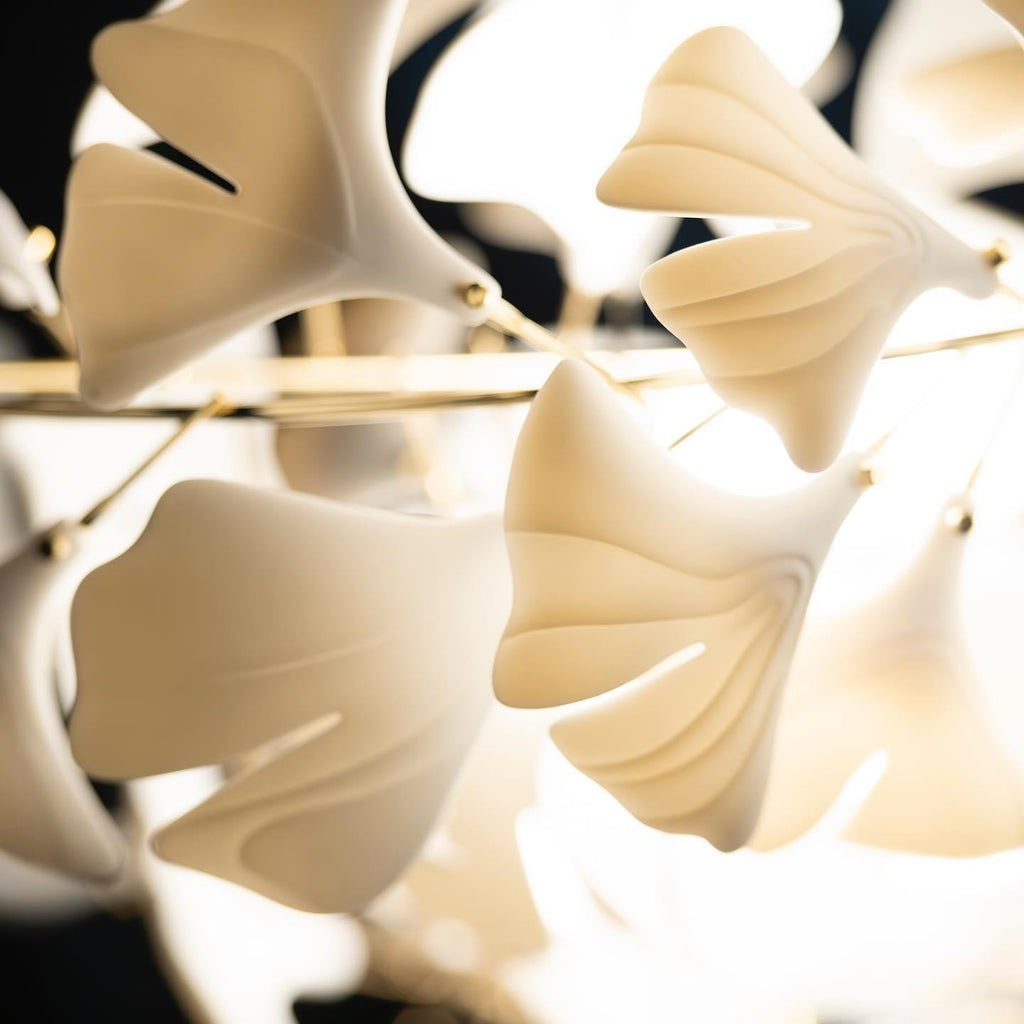 Gildora Ginkgo Leaf Grand Chandelier