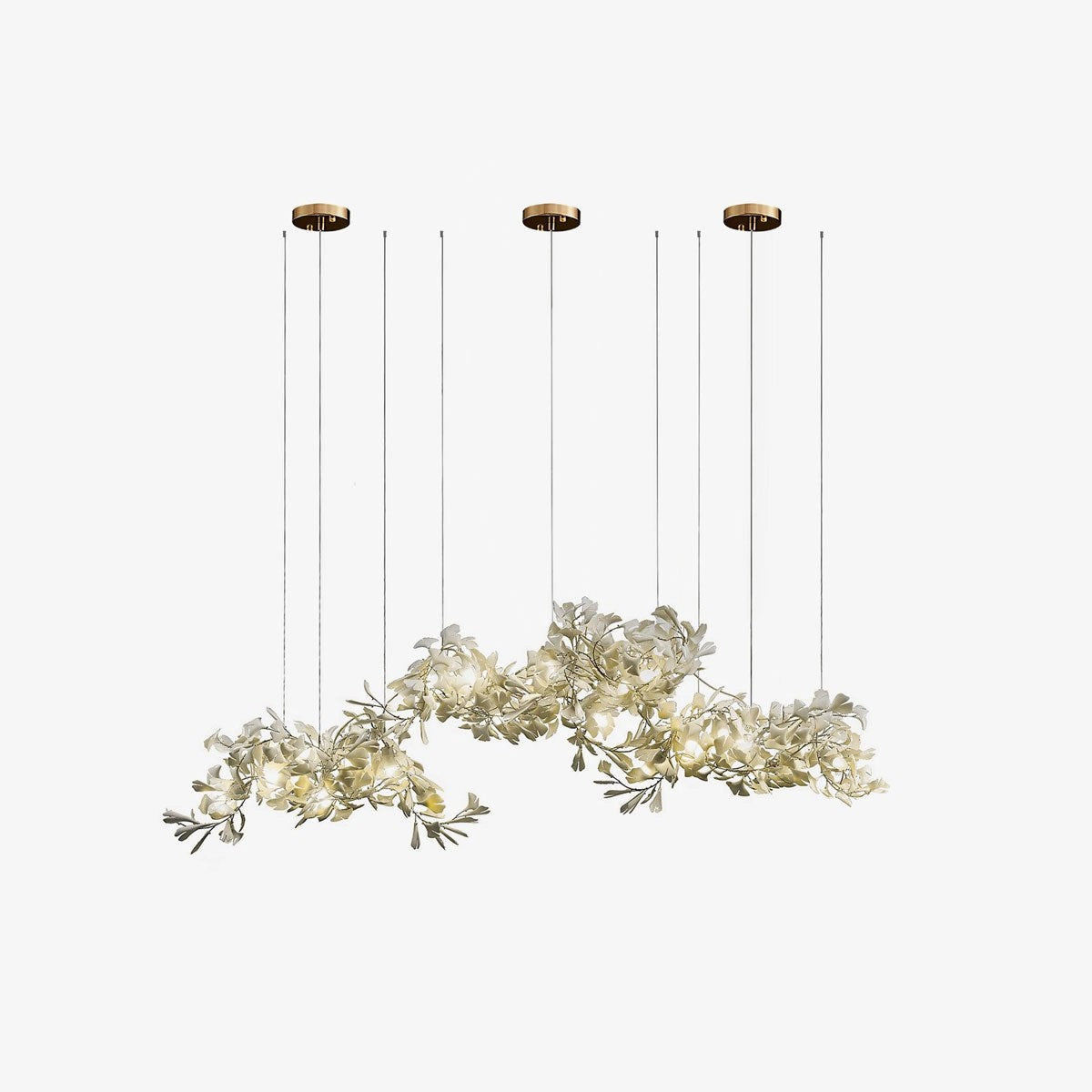 Gildora Ginkgo Leaf Grand Chandelier