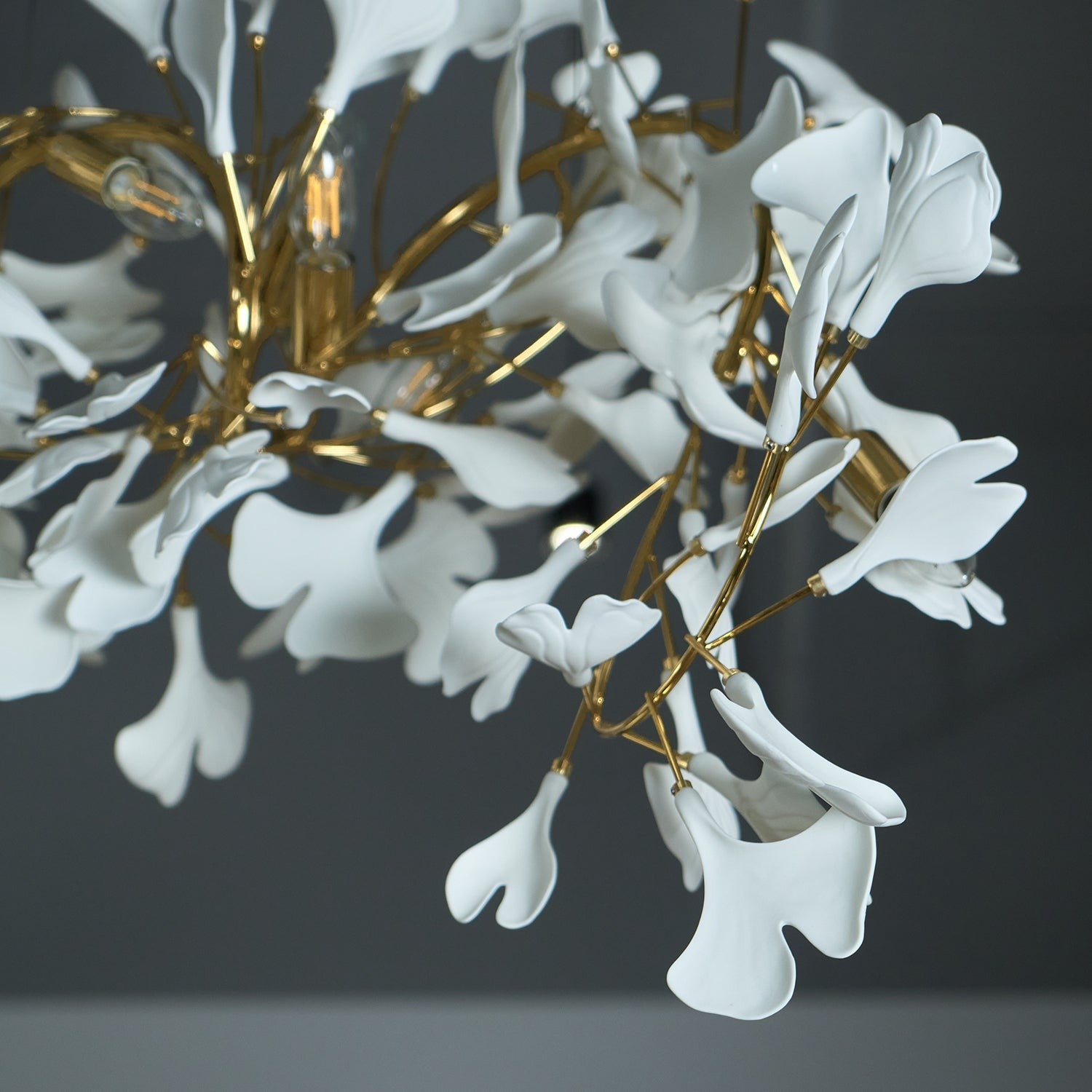 Gildora Ginkgo Leaf Grand Chandelier