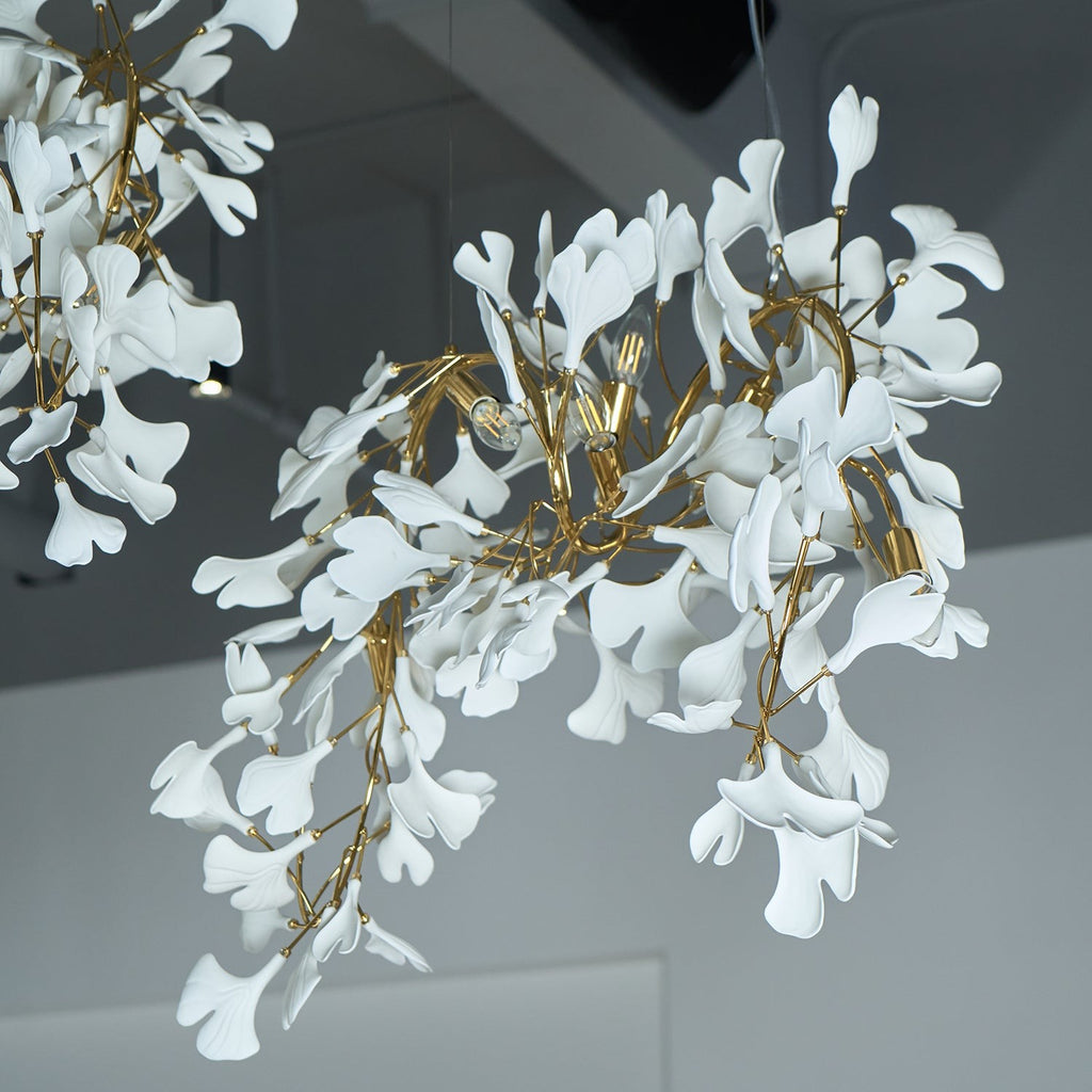 Gildora Ginkgo Leaf Grand Chandelier