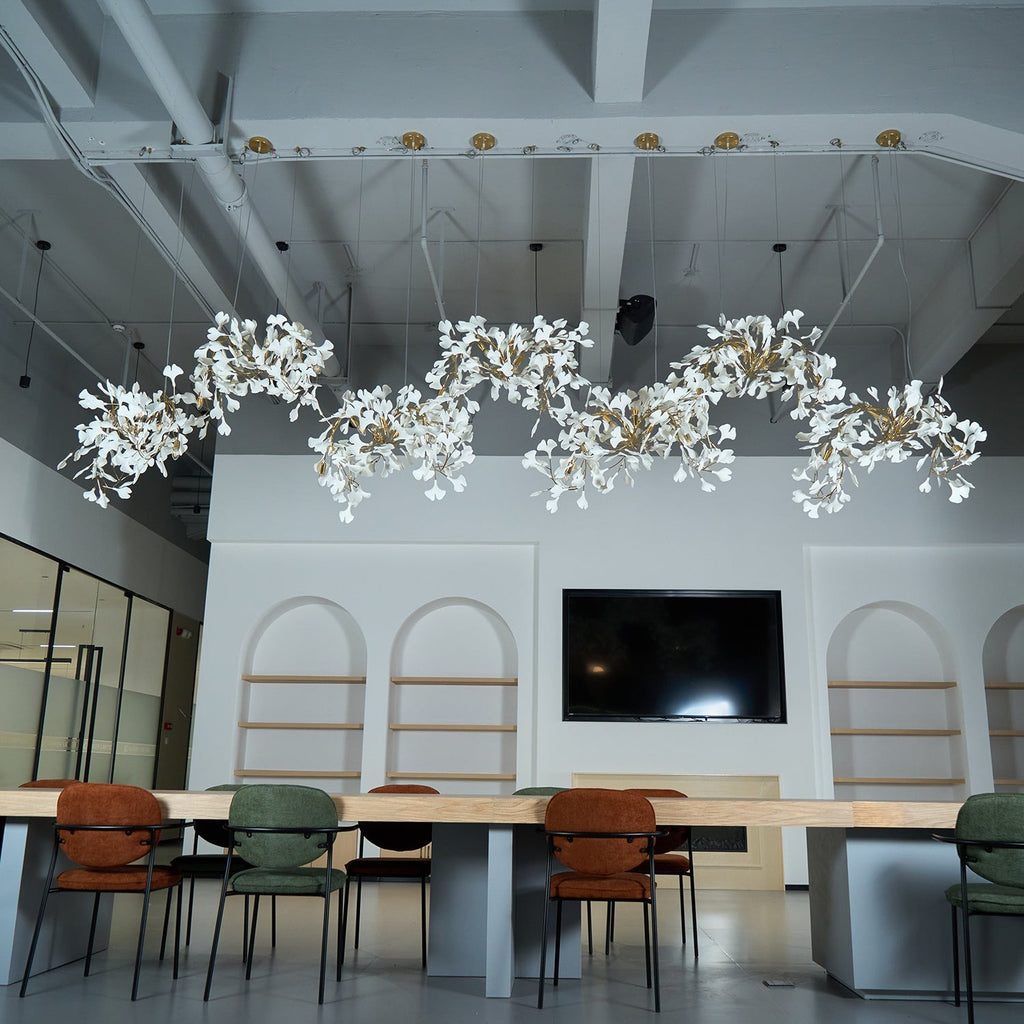 Gildora Ginkgo Leaf Grand Chandelier