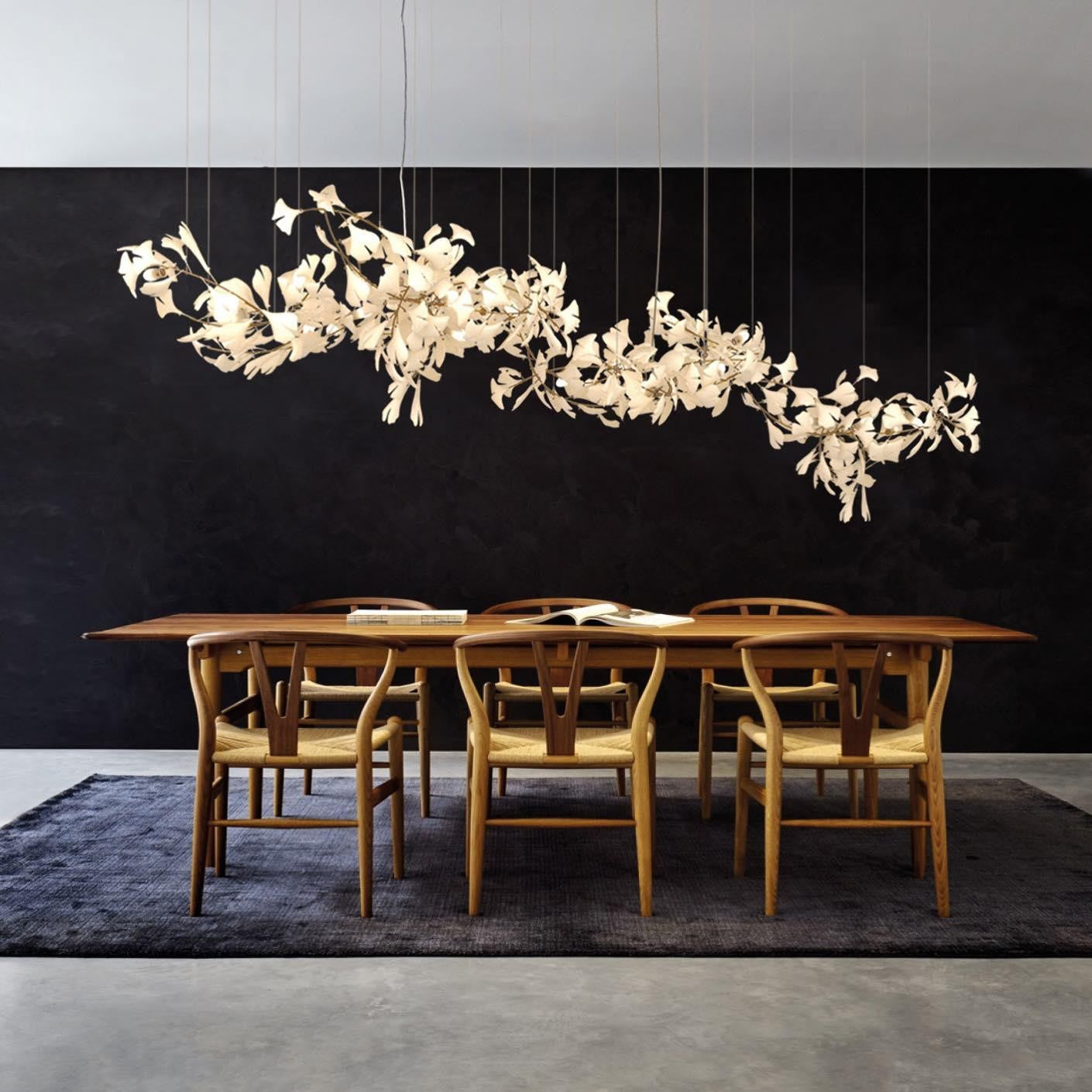 Gildora Ginkgo Leaf Grand Chandelier