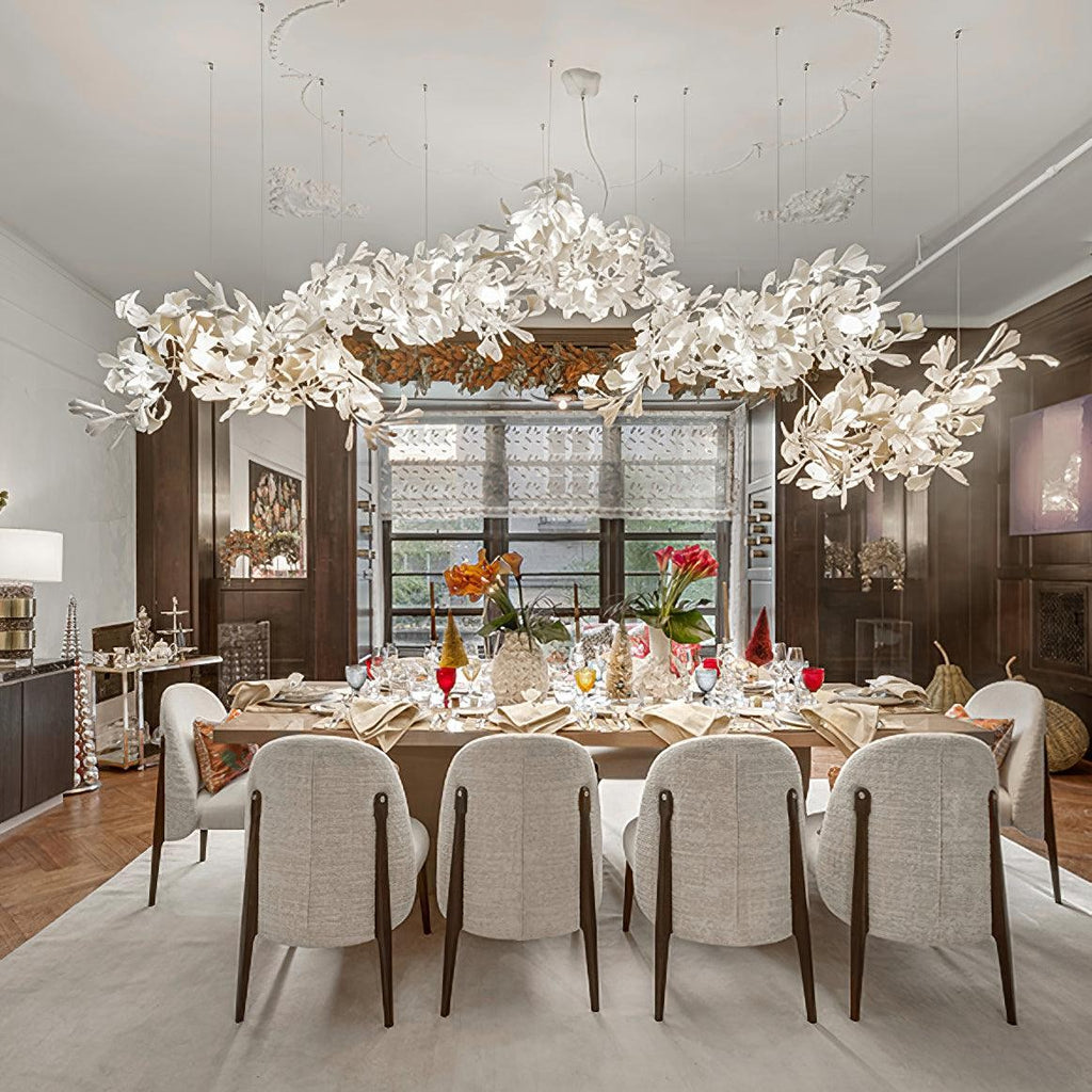Gildora Ginkgo Leaf Grand Chandelier