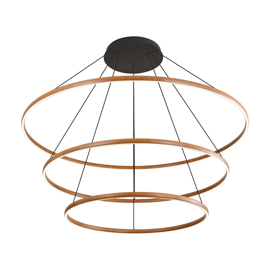 Golden Lighting Veritas 71" Wide Ring Chandelier