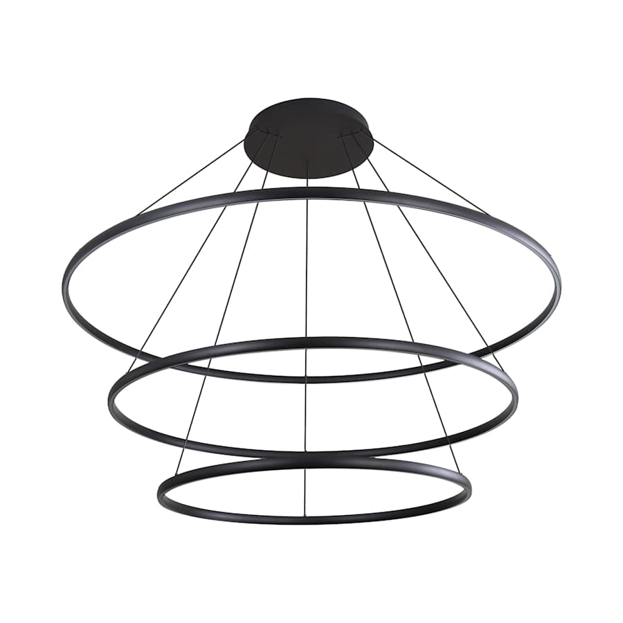 Golden Lighting Veritas 71" Wide Ring Chandelier