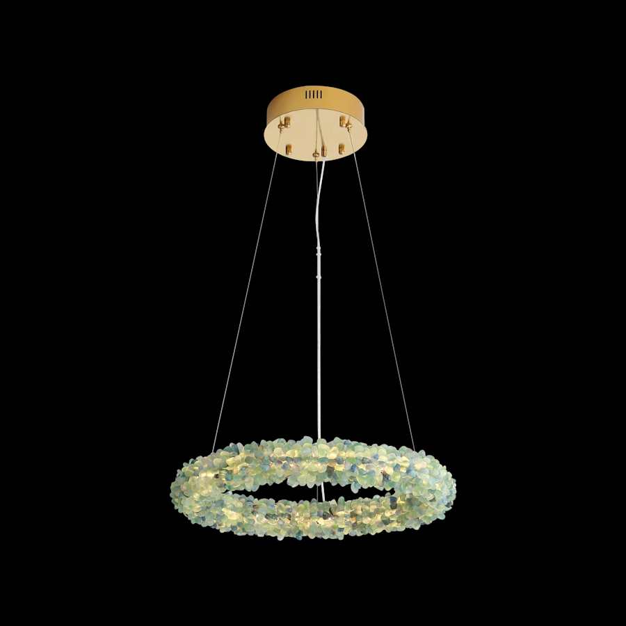 Golden Lighting Corallo 30" Wide Ring Chandelier
