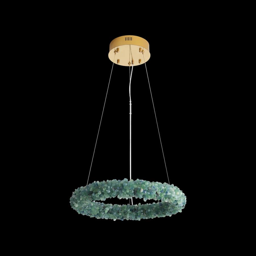 Golden Lighting Corallo 30" Wide Ring Chandelier
