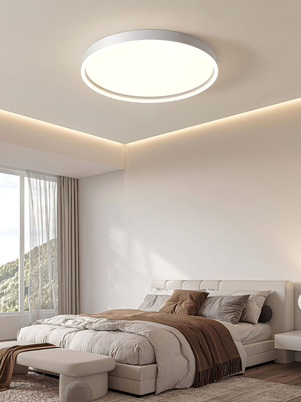 Haloedge Flush Mount Ceiling Light