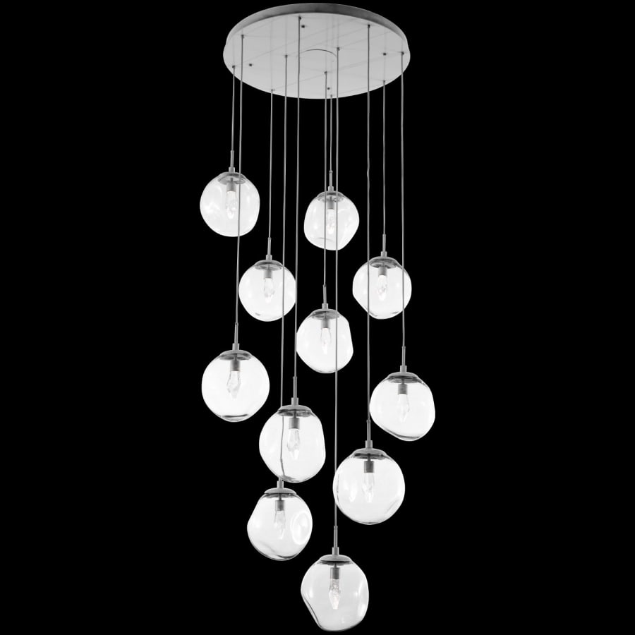 Hammerton Studio Aster 38" Wide 11 Light LED Crystal Multi Light Pendant