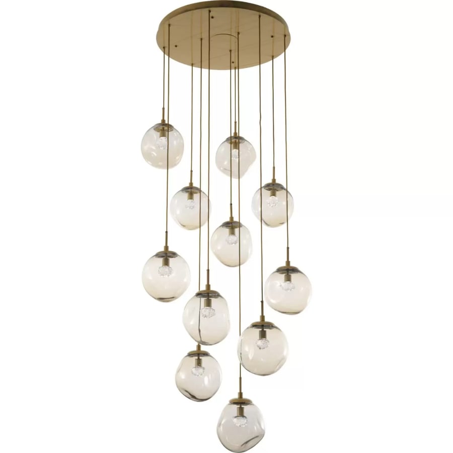Hammerton Studio Aster 38" Wide 11 Light LED Crystal Multi Light Pendant