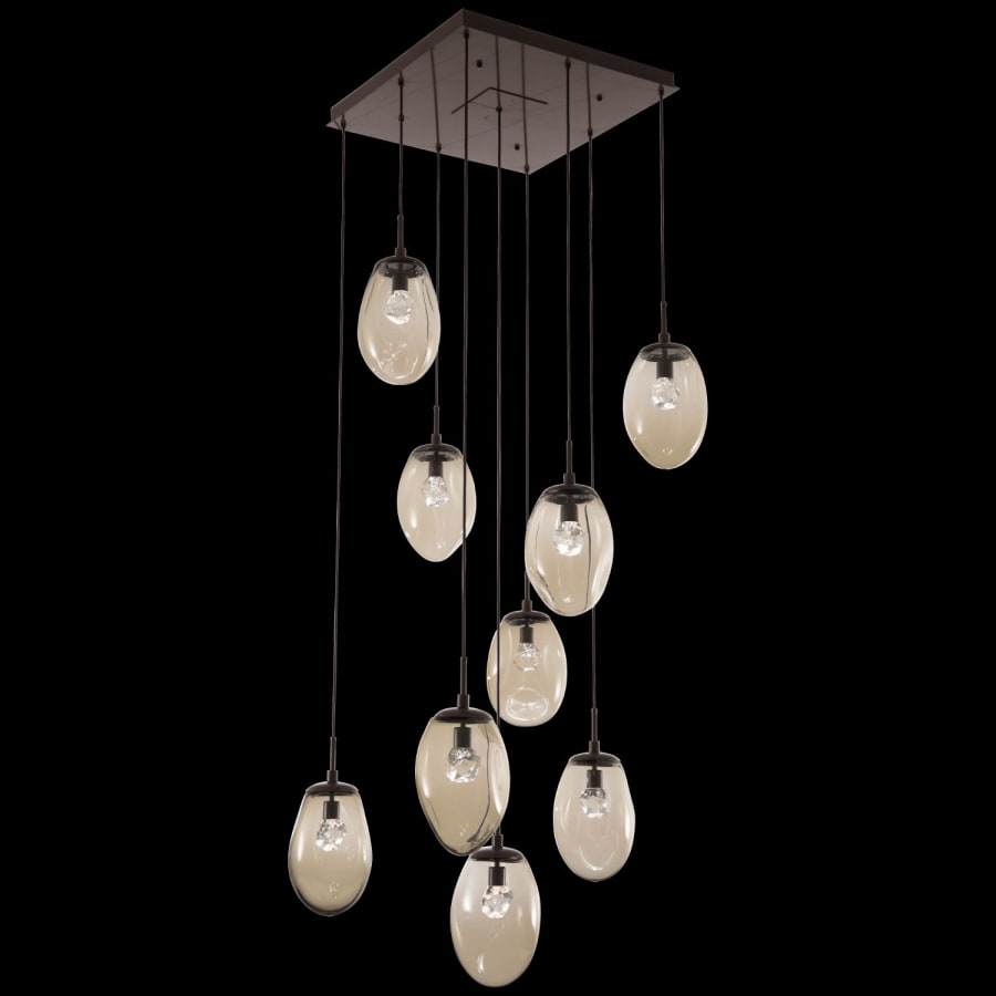 Hammerton Studio Meteo 30" Wide 9 Light LED Crystal Multi Light Pendant