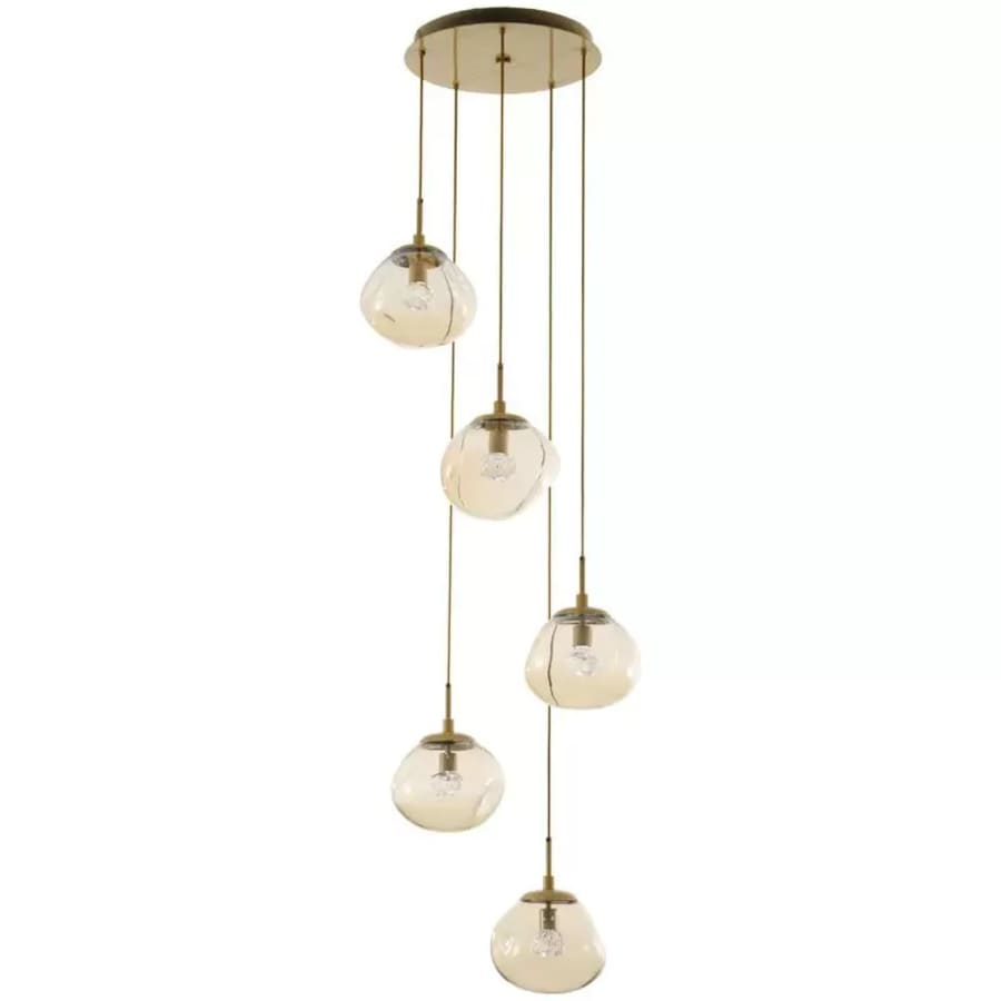 Hammerton Studio Nova 24" Wide LED Crystal Multi Light Pendant