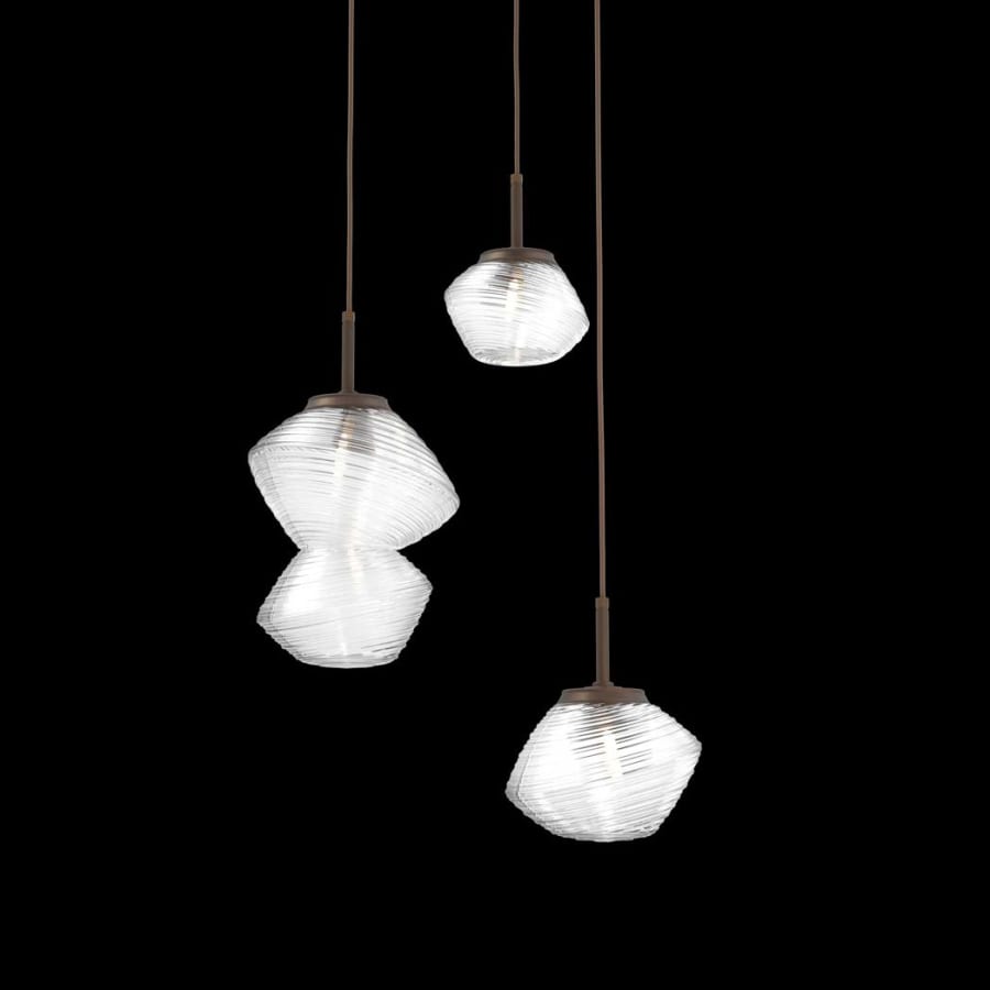 Hammerton Studio Mesa 3 Light 21" Wide LED Abstract Multi Light Pendant - 2700K
