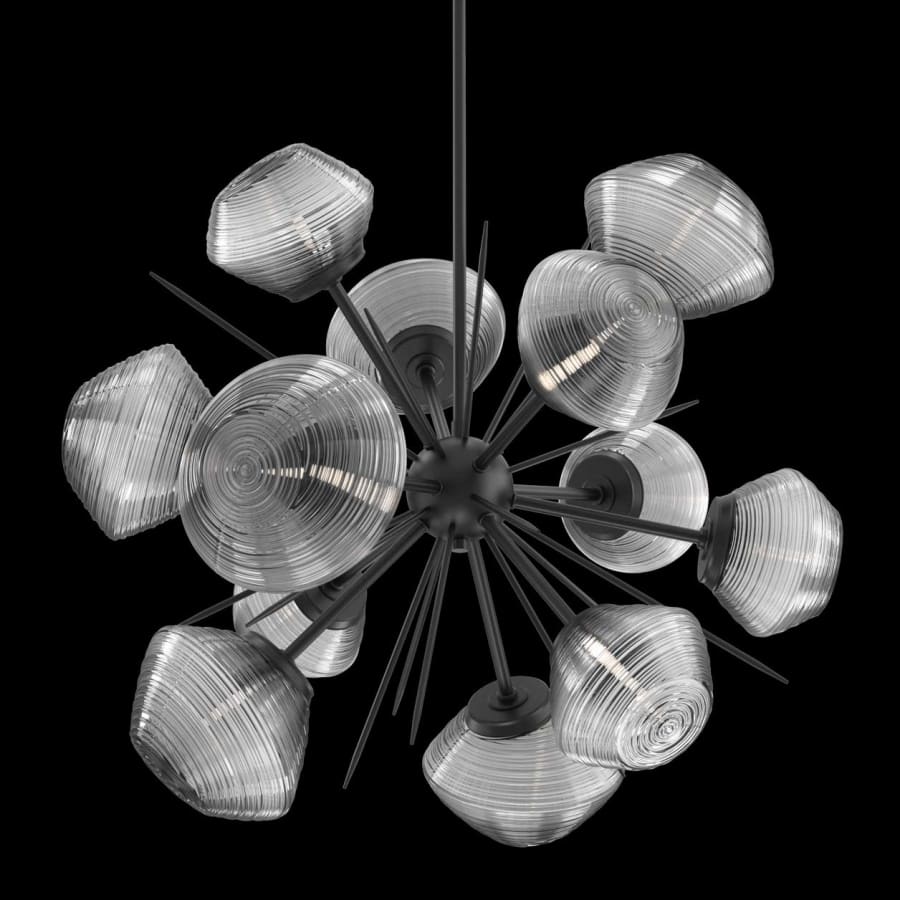Hammerton Studio Mesa 12 Light 30" Wide LED Abstract Sputnik Chandelier - 3000K