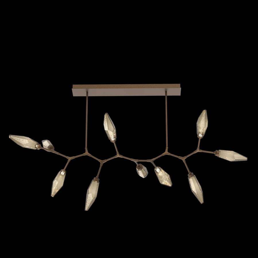 Hammerton Studio Rock Crystal 10 Light 68" Wide LED Abstract Chandelier - 3000K