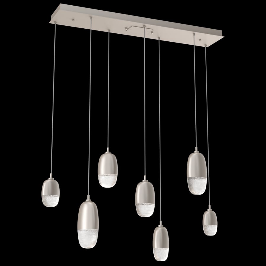 Hammerton Studio Pebble 7 Light 46" Wide LED Linear Chandelier - 2700K