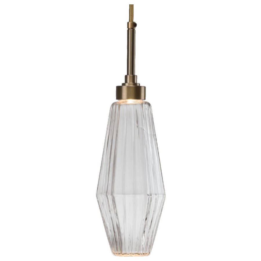 Hammerton Studio Aalto 37" Wide Artisan Crafted Geometric Optic Glass 6 Light Chandelier