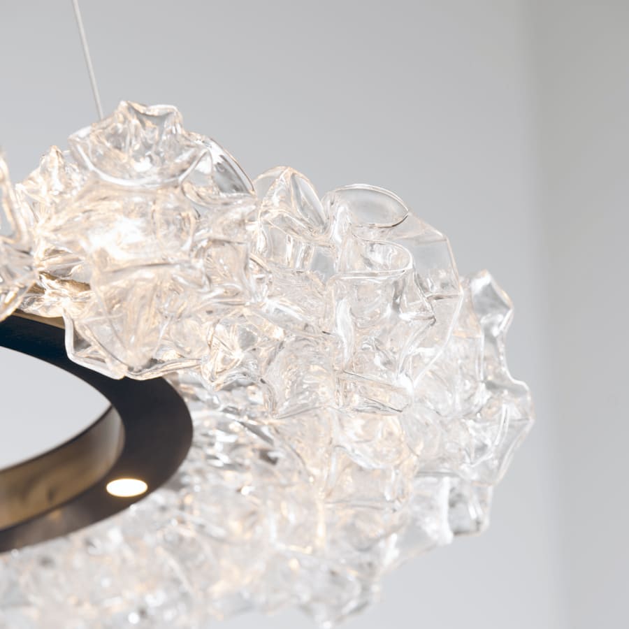 Hammerton Studio Blossom 20 Light 36" Wide LED Ring Chandelier