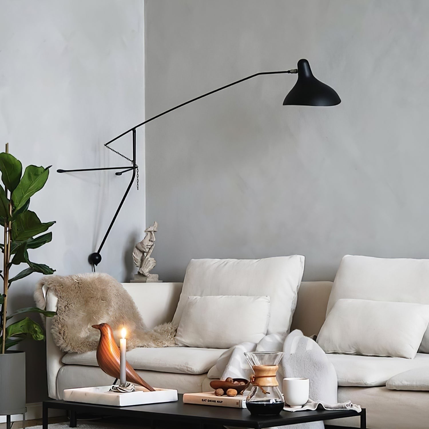 Heliora Adjustable Arm Wall Lamp
