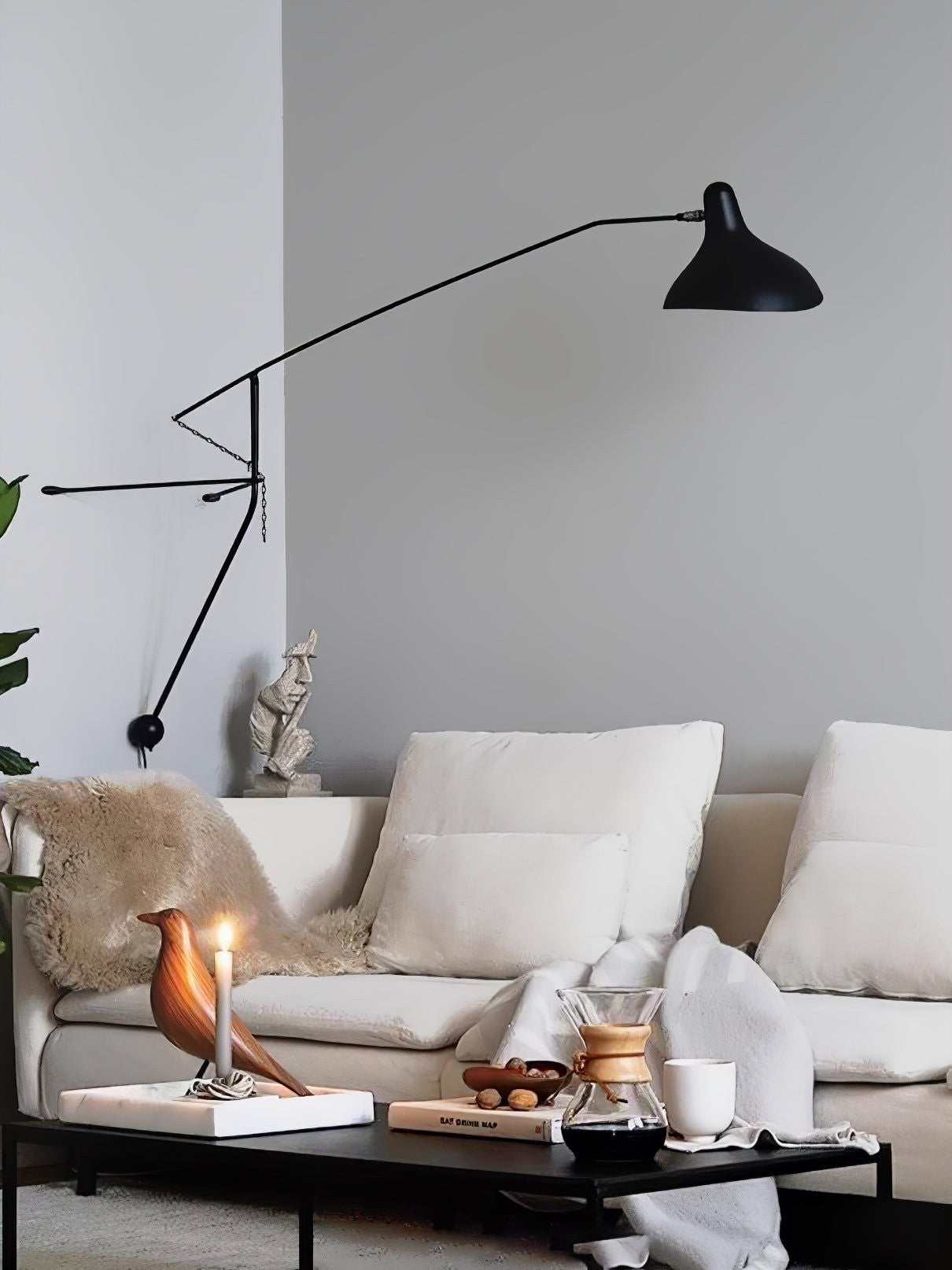 Heliora Adjustable Arm Wall Lamp