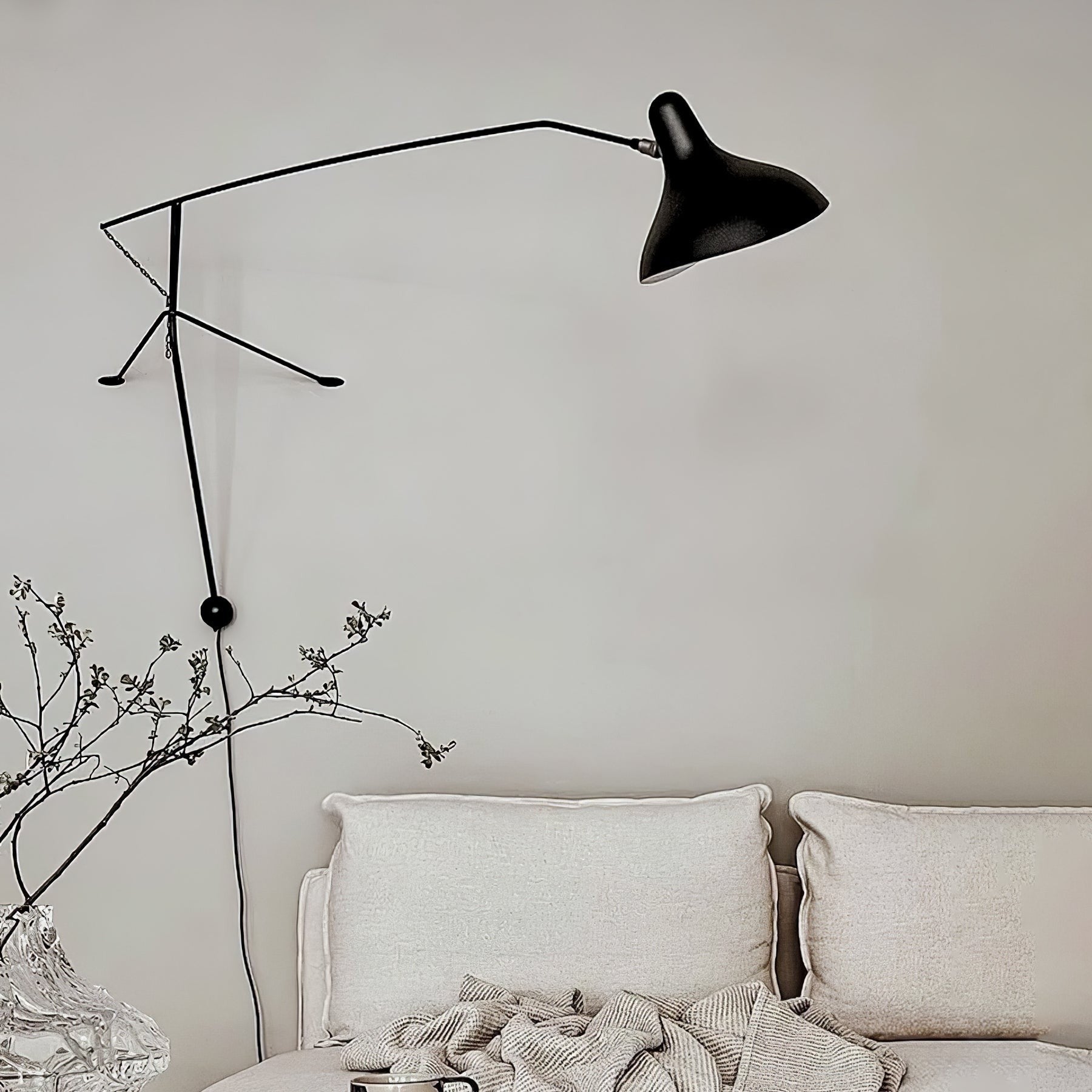 Heliora Adjustable Arm Wall Lamp