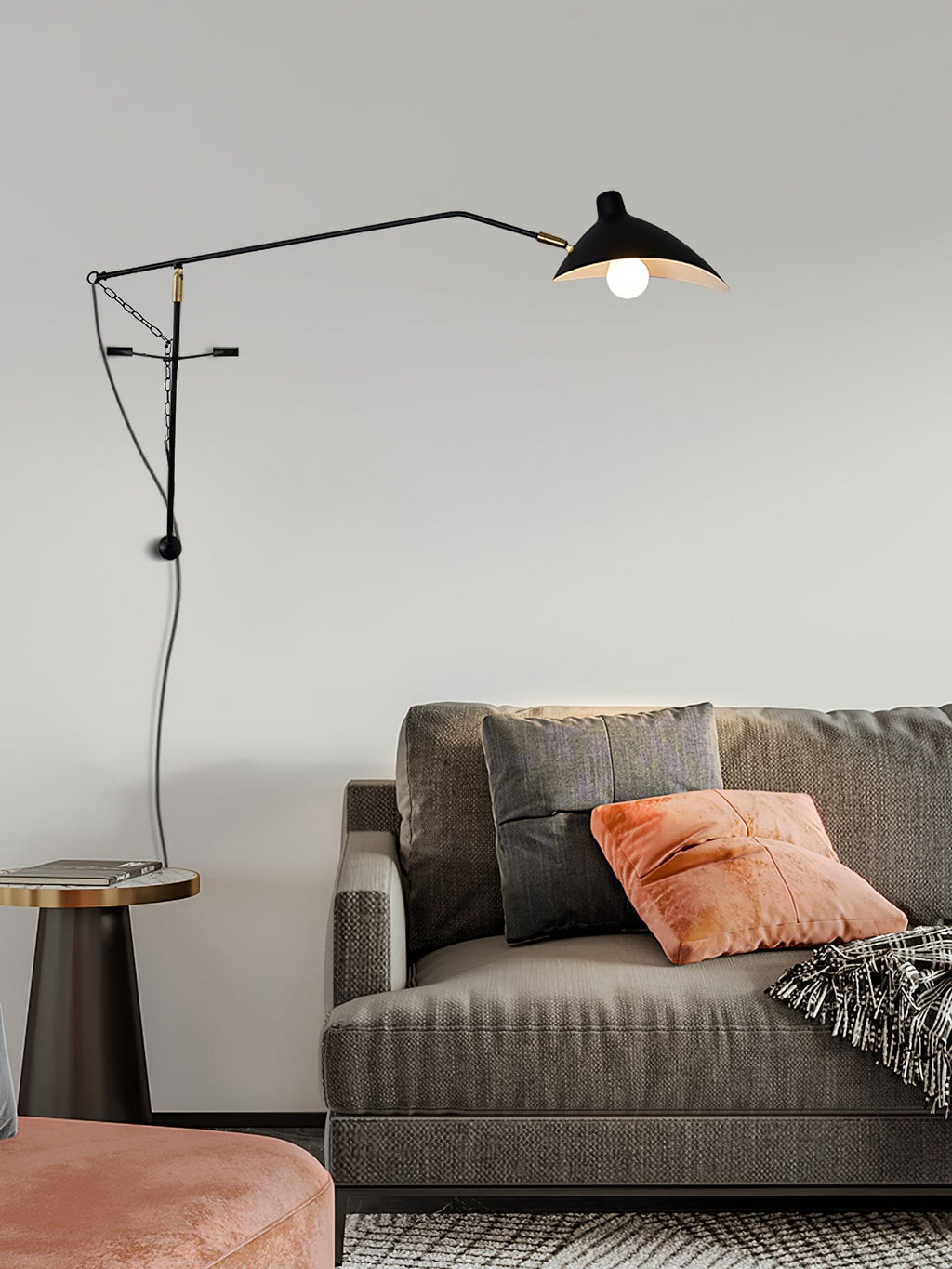 Heliora Adjustable Arm Wall Lamp