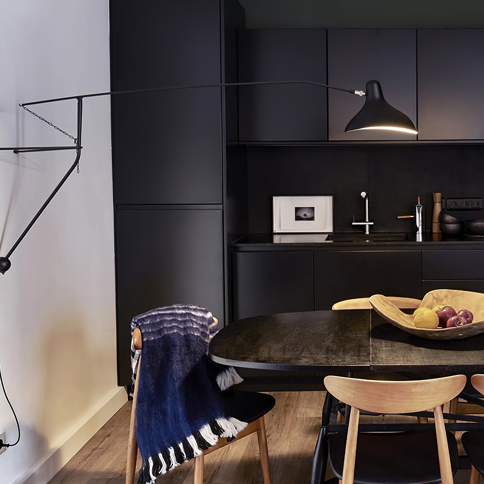 Heliora Adjustable Arm Wall Lamp