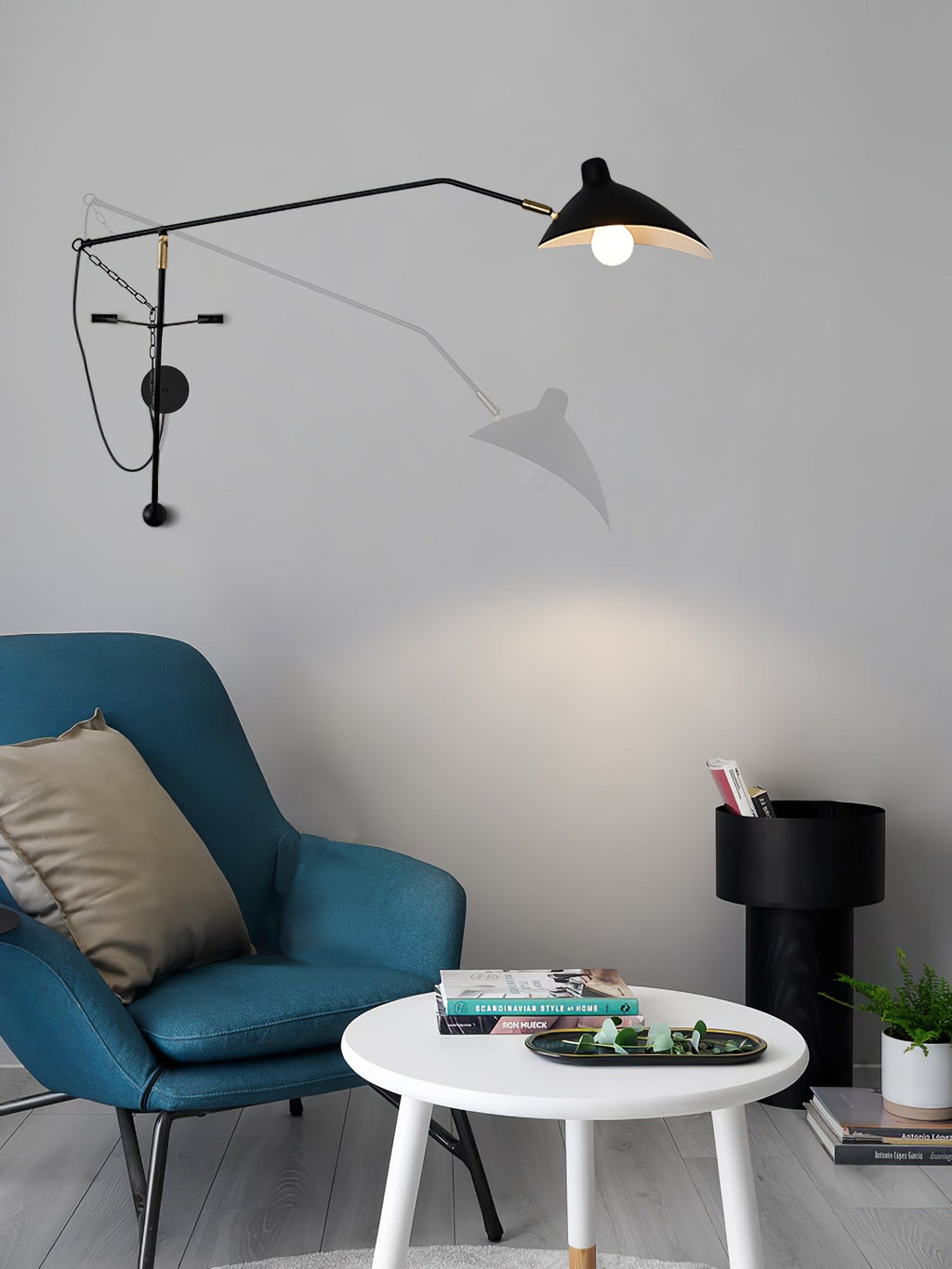 Heliora Adjustable Arm Wall Lamp