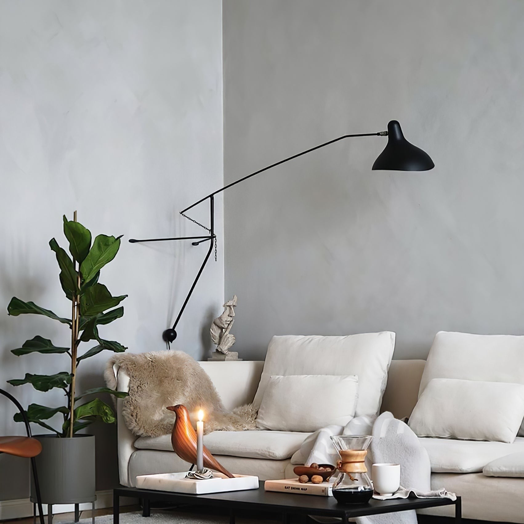 Heliora Adjustable Arm Wall Lamp