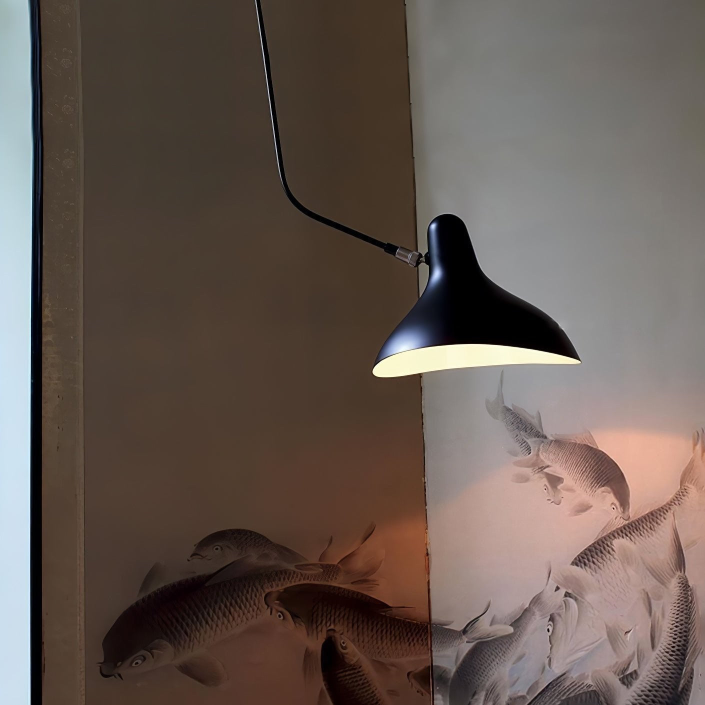 Heliora Adjustable Arm Wall Lamp