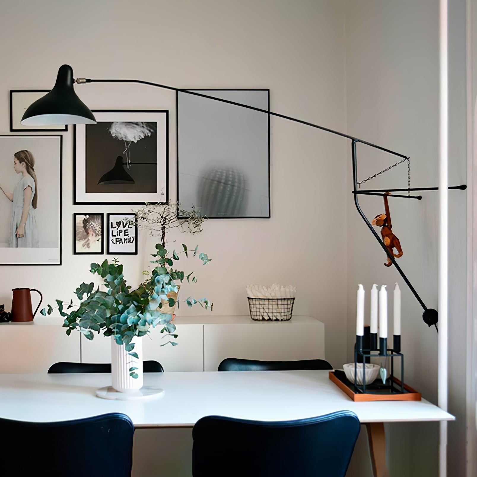 Heliora Adjustable Arm Wall Lamp