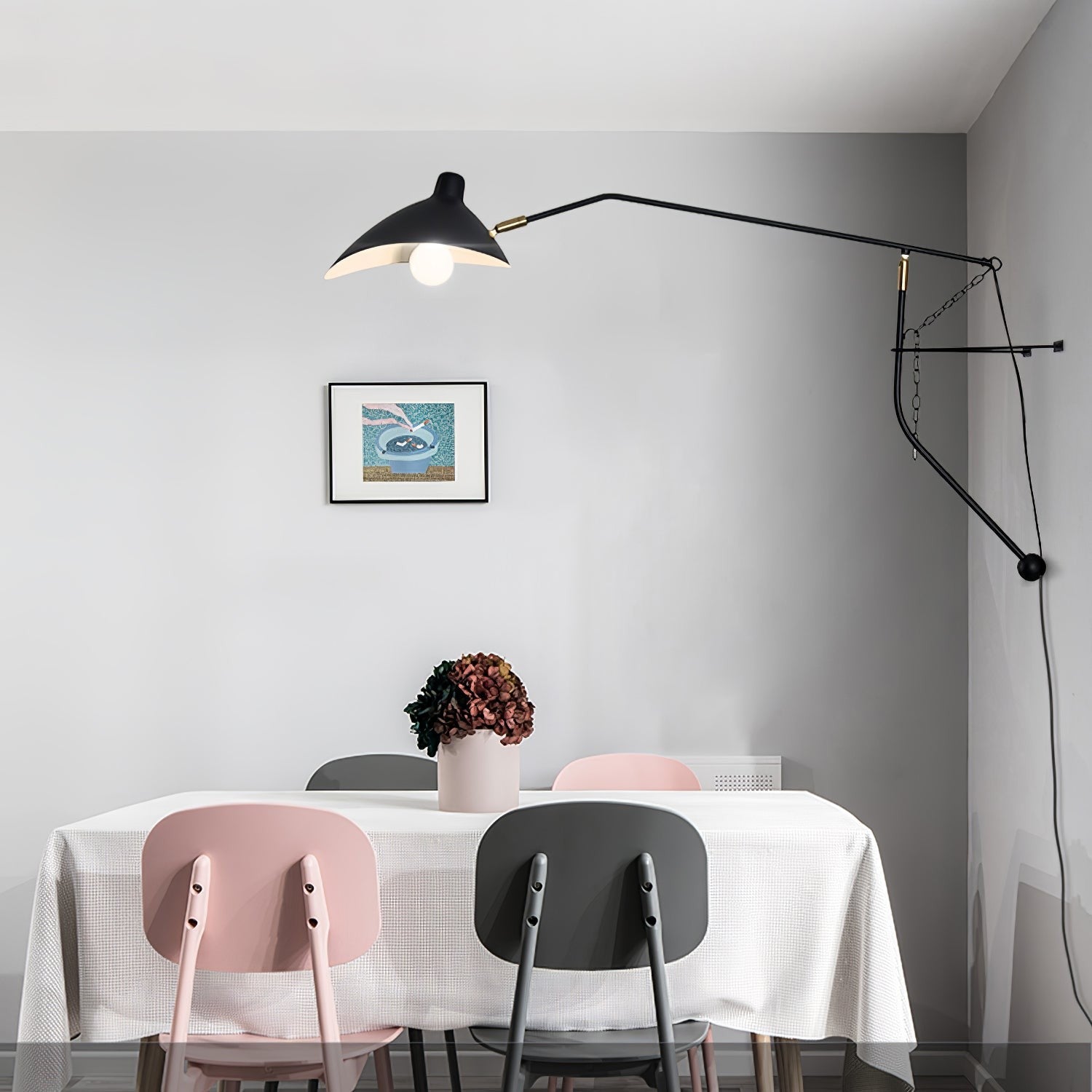 Heliora Adjustable Arm Wall Lamp