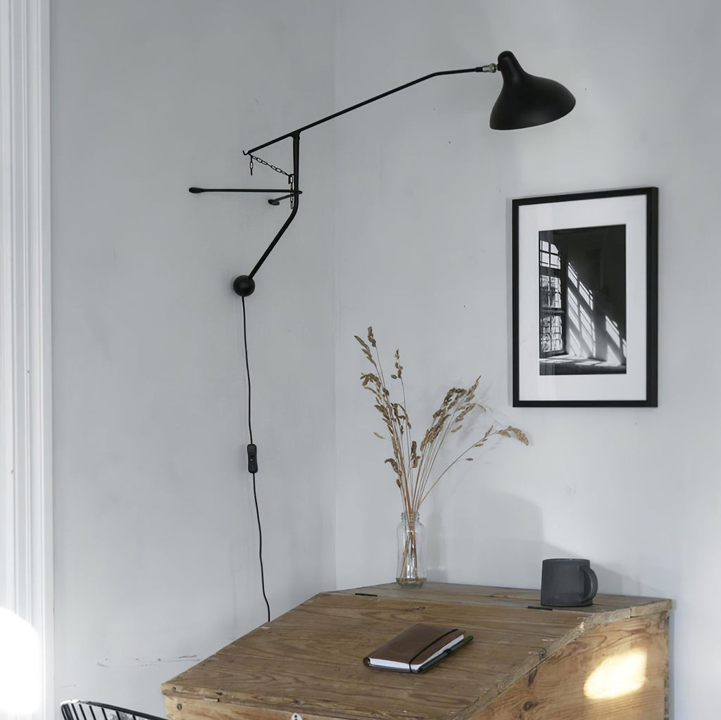 Heliora Adjustable Arm Wall Lamp